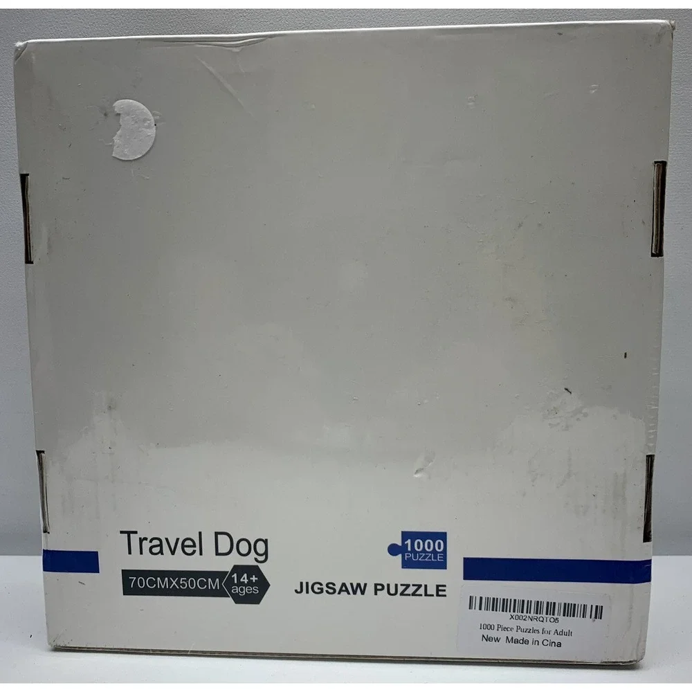 Travel Dog 1000 Piece Jigsaw Puzzle Ages 14+ Sealed in Box